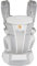 Ergobaby Omni Breeze Babytrage für Neugeborene ab Geburt bis 20kg, 4 Positionen SoftFlex Mesh Ergonomische Babybauchtrage Rückentrage Baby-Tragetasche, Pearl Grey