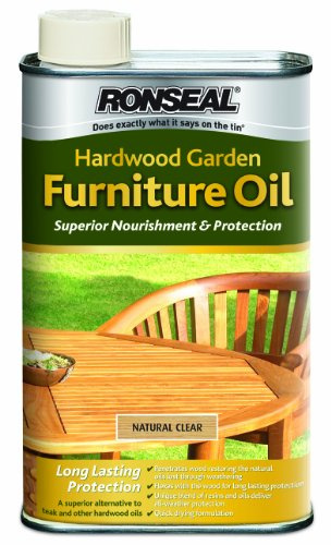 Ronseal HFONO1L 1L Hardwood Furniture Oil - Natural Oak