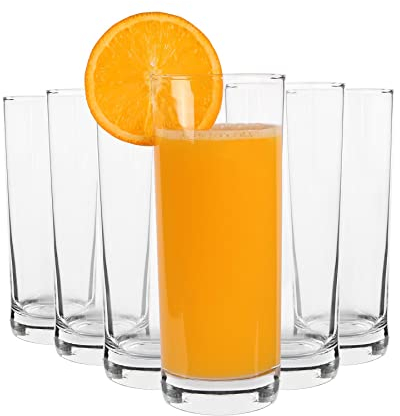 Argon Tableware Traditional Hiball Glasses - 360ml (12.25oz) Gift Box of 6