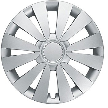 Albrecht 16 Zoll Radkappen silber für Stahlfelgen - Goal Radzierblenden aus hochwertigem Kunststoff - Langlebige Radblenden in originaler Albrecht Verpackung - Made in EU