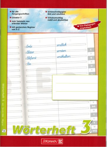 Lernheft/WörterheftBrunnen Lin. 3 / A5 hoch