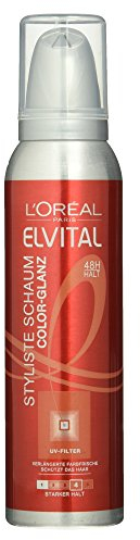 L'Oréal Paris Elvital Styliste Schaumfestiger Color-Glanz, 150 ml