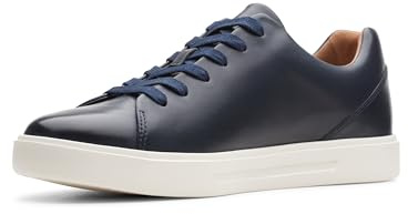 Clarks Shoes, Un Costa Lace, Navy Leather, 7,5 (Men)