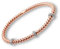 Elegano Sterling Silver 19cm Women’s Bracelet – Rose Gold Plated Rope Chain Cubic Zirconia Rings