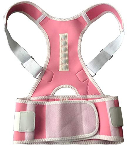 Corsetto per bendaggio per spalla correttore di postura per la schiena Cintura di sostegno per la parte bassa della schiena per la correzione della postura ortopedica per uomini e donne (Colore :