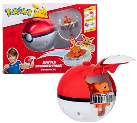 Pokémon PKW4401 – Battle Spinner – Glumanda, officiell lekset