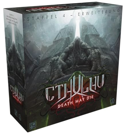 CMON, Cthulhu: Death May Die – Staffel 4, Erweiterung, Expertenspiel, Dungeon Crawler, 1-5 Spieler, Ab 12+ Jahren, 90-120 Minuten, Deutsch