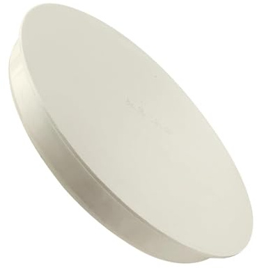 Capuchon de tuyau PVC DN150–160 mm – Embout de conduit blanc en plastique résistant aux UV – Bouchon de ventilation pour tuyau d’évacuation intérieur/extérieur
