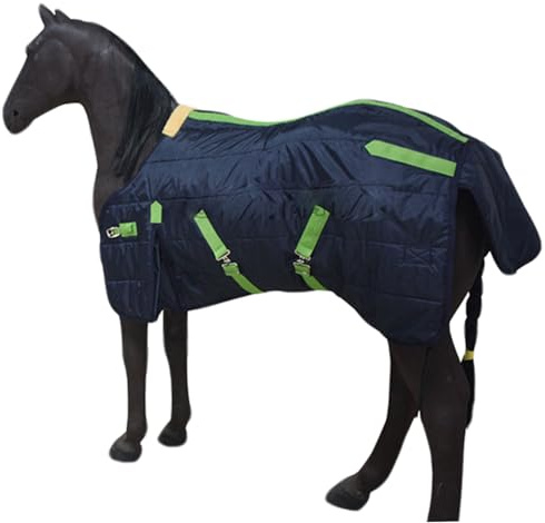 Manta de Entrada de Caballos, Manta de Invierno de Caballo 39 Pulgadas impermeabilizando la Manta de la Capa de Caballo a Prueba de Viento y la Manta cálida de los Caballos de Invierno para Mini caba