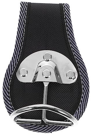 BUGUUYO bolsa para colgar martillos cinturón porta taladros soporte para cinta métrica cinturon portaherramientas cinturón portaherramientas tenacillas llavero para cinturón Perforar Black