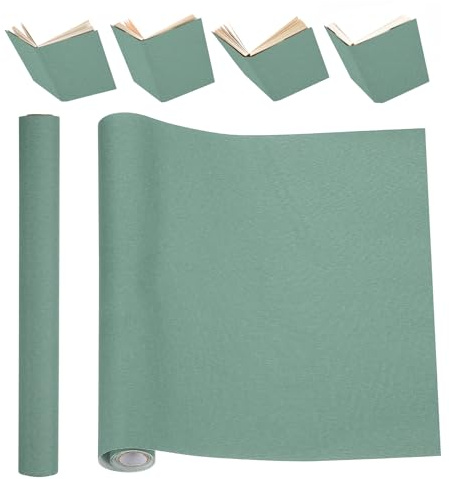 PATIKIL Toile de Reliure 51 x 11 Pouces Tissu de Reliure à Dos Papier Verte | pour Réparation Livres, Fournitures de Reliure