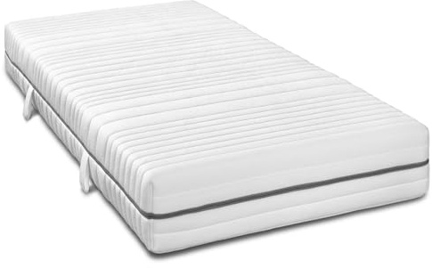 Bodyprotect Kaltschaummatratze Vital Protect 90x200 cm, orthopädische 7-Zonen Matratze Härtegrad H2 weich - mittelfest, Öko-Tex, ergonomische Schaumstoffmatratze Höhe 24 cm, Made in EU