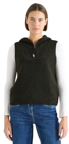 CECIL Teddy Troyer Vest Raw Khaki L