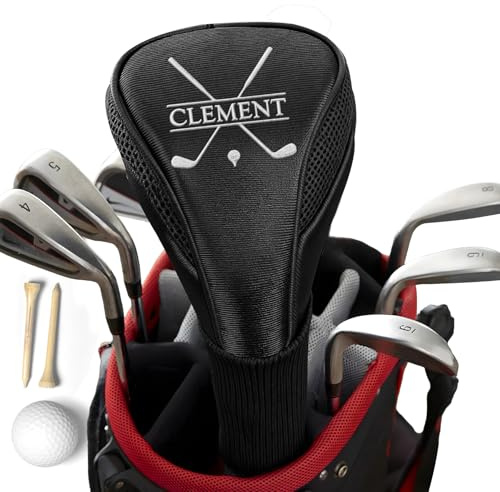 Housse de Club de Golf personnalisée UIDMEN, nom ou Logo, Housse de Driver, Accessoires de Golf pour Hommes, Cadeaux pour Les passionnés de Golf, Les golfeurs, Les Papas, Les Maris