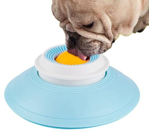 Tappetino per leccare animali domestici, dispenser di per cani, divertente giocattolo antiscivolo per cani, materiale adorabile facile da pulire, accessorio per giochi di arricchimento, gioca