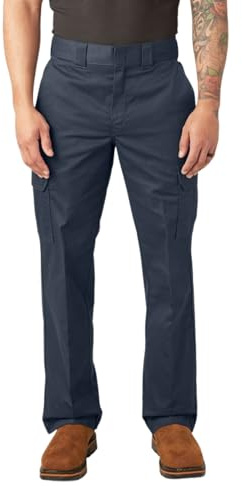 Dickies, Homme, PANTALON DE TRAVAIL DÉCONTRACTÉ TYPE CARGO, NAVY FONCÉ, 32W / 32L