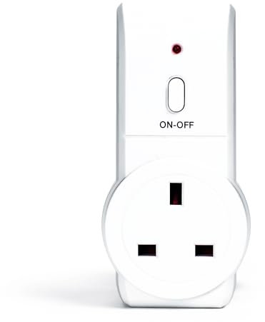 STATUS Remote Control Socket | White Remote Control Plug UK | Pack of 1 | SREMSOC1PK3