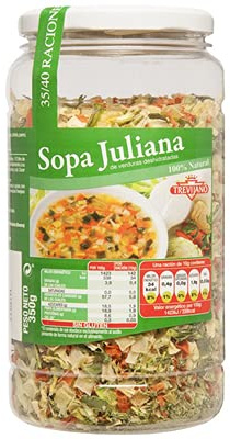Trevijano - Julienne-soppa av torkade grönsaker - 100 % naturlig - 350 g