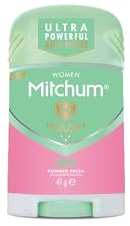 Mitchum Advanced Control Powder Fresh Anti-Perspirant and Deodorant for Women, 41g, (Pack of 1)