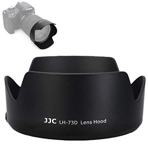 Reversible Lens Hood Shade Protector EW-73D Replacement for Canon RF 28-70mm F2.8 is STM & EF-S 18-135mm F3.5-5.6 is USM (Fits 18-135mm USM Only) & RF 24-105mm F4-7.1 is STM Lens
