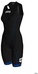 ARENA Damen Triathlon Anzug St 2.0 mit Rückenreißverschluss, Black/Royal, M/40, 001506