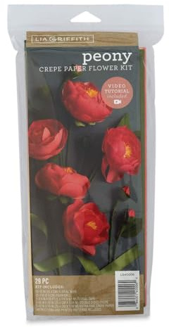 Creativity Street Crepe Paper Flower Kit-Peonies