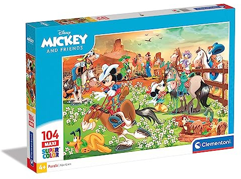 104pc Maxi Puzzle - MickeyandFriends