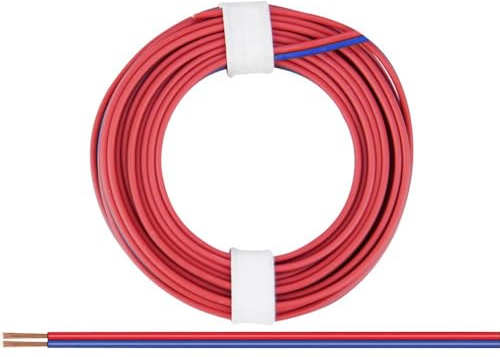 Donau Elektronik 225-02 Litze, rot/blau, 2 x 0,25 mm², 5 m