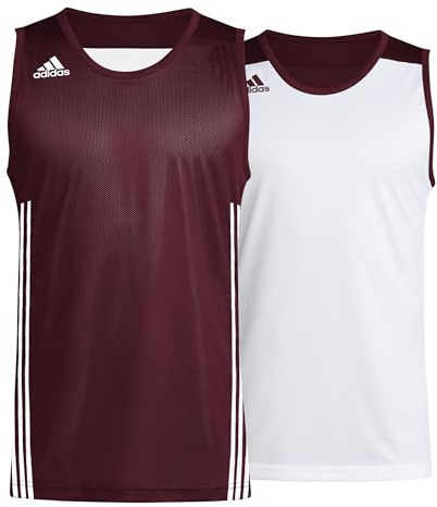 Adidas Herren 3G Speed Reversible Jersey, Maroon/White, XL