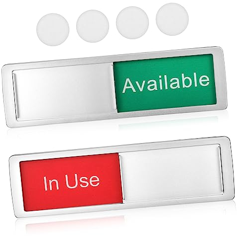 FUNOMOCYA 2stücke Frei-besetzt-schilder Für Türschutz Gebrauch Hinweisschild Sichtschutzschild Für Home Office Konferenzraum Wc Und Andere Räume