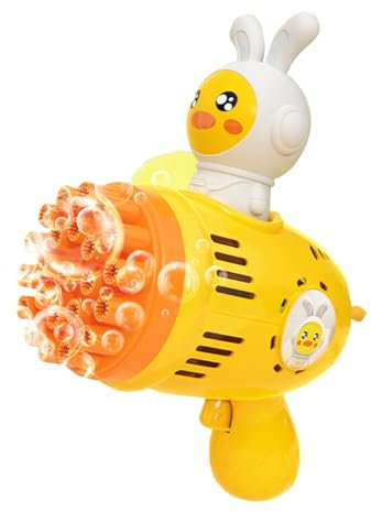 Automatische Seifenblasenpistole, Seifenblasenmaschine Gun Kinder, mit 150ML Seifenblasenlösung, Blasenspielzeug Geschenk, für Kinder, Geburtstag, Party, 4000+ Blasen/Minute