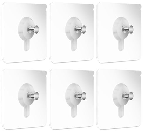 Diaonian Ganci Adesivi Per Quadri - Set 6 Pezzi Per Appendere Foto, Dipinti, Orologio