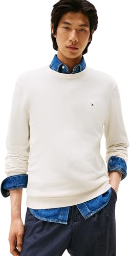 Tommy Hilfiger Jersey Hombre Essential Cotton con Cuello Redondo