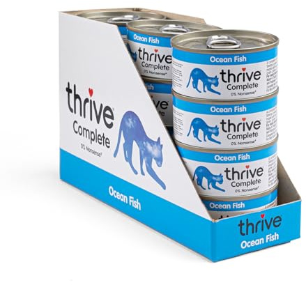 Thrive Complete Ocean Fish Wet Cat Food – Adult & Senior – 12 x 75g Cans