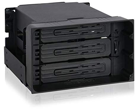 ICY DOCK flexiDOCK MB830SP-B - Wechselrahmen/Dock trägerlos für 3X 3,5 Zoll SATA/SAS Festplatte