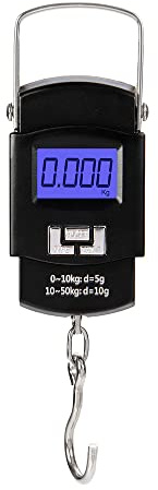 Hyindoor Portable Luggage Scale 50kg/110lb Electronic Digital Suitcase Weight Scale Travel Bag Hanging Weighing Scale