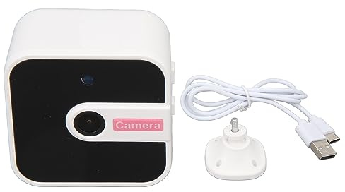 Säkerhetskamera, WiFi 1080P HD-övervakningskamera med Rörelsedetektion, Nattvy, APP, 1/4 Gängat Hål, Mini Babyövervakning för Hemmet Inomhus