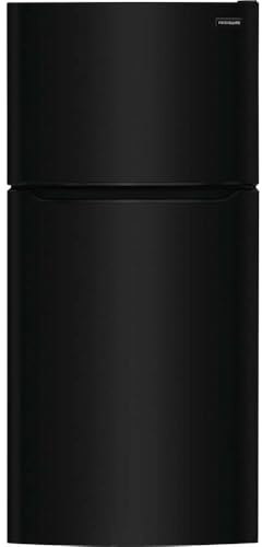 Frigidaire FFTR2045V 30 Inch Wide 20 Cu. Ft. Top Freezer Refrigerator with Crisper Bins and LED Lights - Black