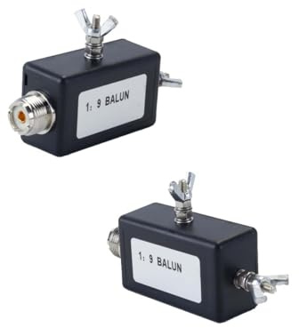 Hoite radiomottagare med kort vågor, högpresterande 9 1 balunplasthölje, 1:9 mini balunantenn, kortaxel, HF, lämplig för QRP-stationer och utomhusmöbler