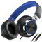 Ailihen C8 Headphones Wired with Microphone Foldable and Adjustable On-Ear Headsets Volume Control HD Stereo Sound 3.5mm Jack for Chromebook, Laptop, Smartphone, Study, Office, Travel (Black/Blue)