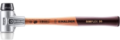Halder 3127030Simplex Rubber/Superplastic Soft-Face Mallet, Multi-Colour, 30 mm