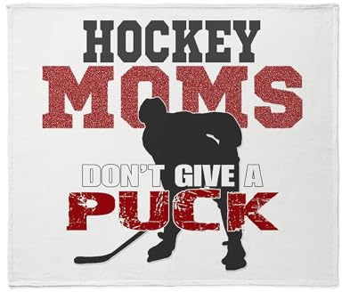 CafePress Hockey Moms Don't Give A Puck Throw Blanket Super Soft Fleece Plush Throw Blanket, 60x50