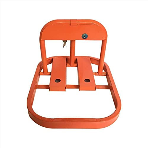 Cerradura de Espacio de estacionamiento en Forma, Barrera de estacionamiento Plegable, Bloqueador de estacionamiento Manual, Evita Que se ocupen Espacios de estacionamiento, Seguro y a Prueba de