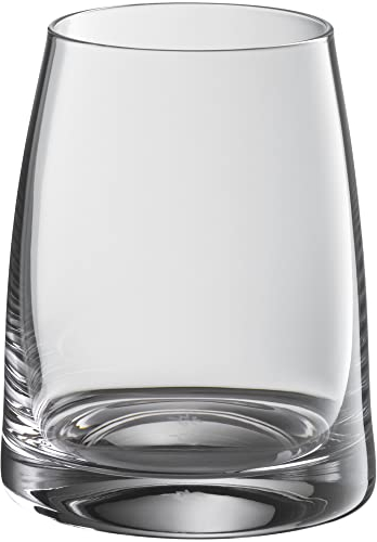 WMF Kineo Wassergläser Set 4-teilig, Trinkgläser, Tumbler 325ml, Kristallglas, dünner Trinkrand, ergonimische Form, spülmaschinengeeignet