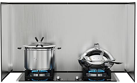 Protector De Cocina De Gas, Cocina Plegable 3 Lados Protector Contra Salpicaduras, Aceite Antiadherente, Protector Salpicaduras Cocina, Se Usa para Cubrir La Olla para Evitar Salpicaduras De Aceite (