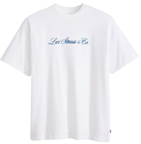 Vintage Fit Graphic Tee Levis Script *Wh, Levis Script *White, XL
