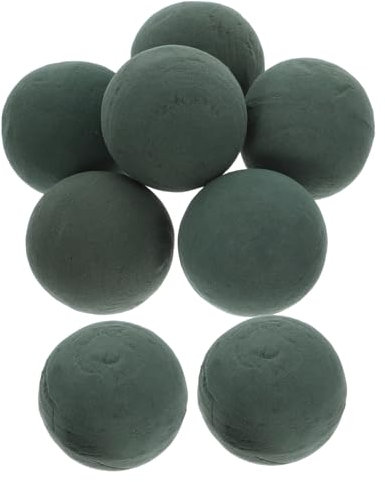KONTONTY 8 Sfere di Schiuma Floreale Bagnata Sfere di Schiuma Floreale per Artigianato per Piante Asciutta Composizioni Floreali Rotonde da 9 Cm