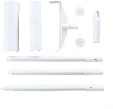 Rodillo de pelusa de amplia cobertura con mango largo y cubierta de fácil almacenamiento para suelos y alfombras