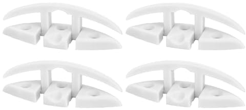 Asixxsix Båtklotsar, 5 i 3 Hål Marinklassad Nylon Uppfällbar Design Hopfällbar Båtklocka, Marindocka med Enkel Installation för Båtfartyg Yacht (Utan tillbehör för monteringsskruvar)