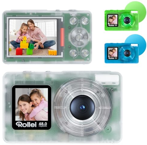 Rollei Cámara Digital 48MP 4K Rollei Compactline Pocket Transparente